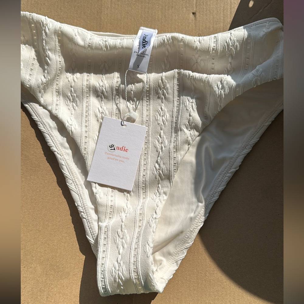 Andie Cream Bikini Bottom